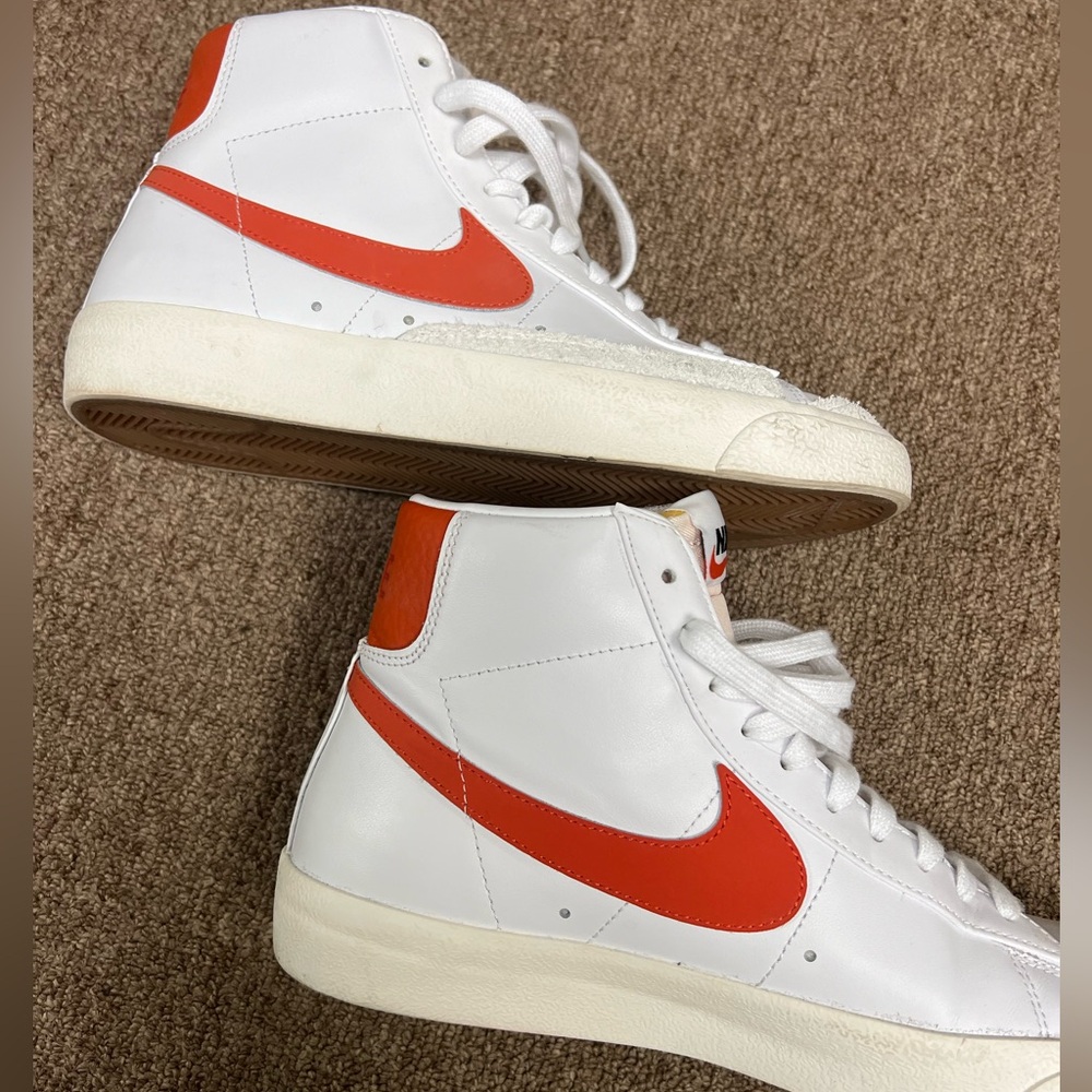 Nike Blazers Orange women’s size 9